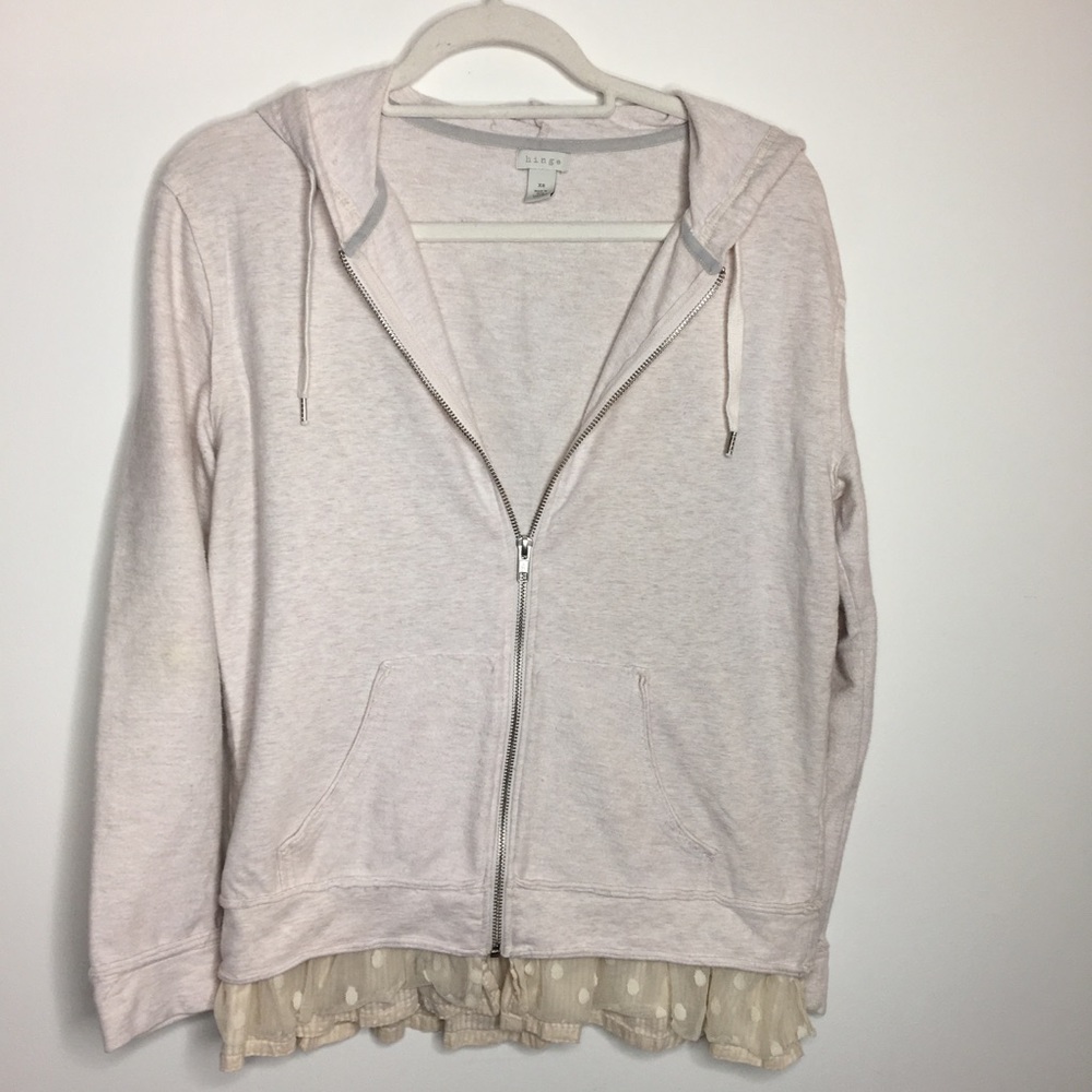 hinge zip up jacket